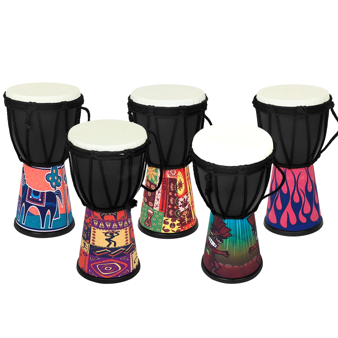 Musical Instrument African - Tambour africain portatif pour enfants, cadeaux,
