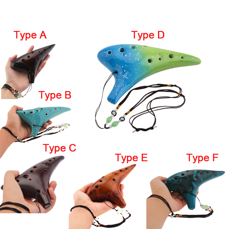 Musical Instrument Zelda - 12 trous Ocarina Zelda Alto ToneC