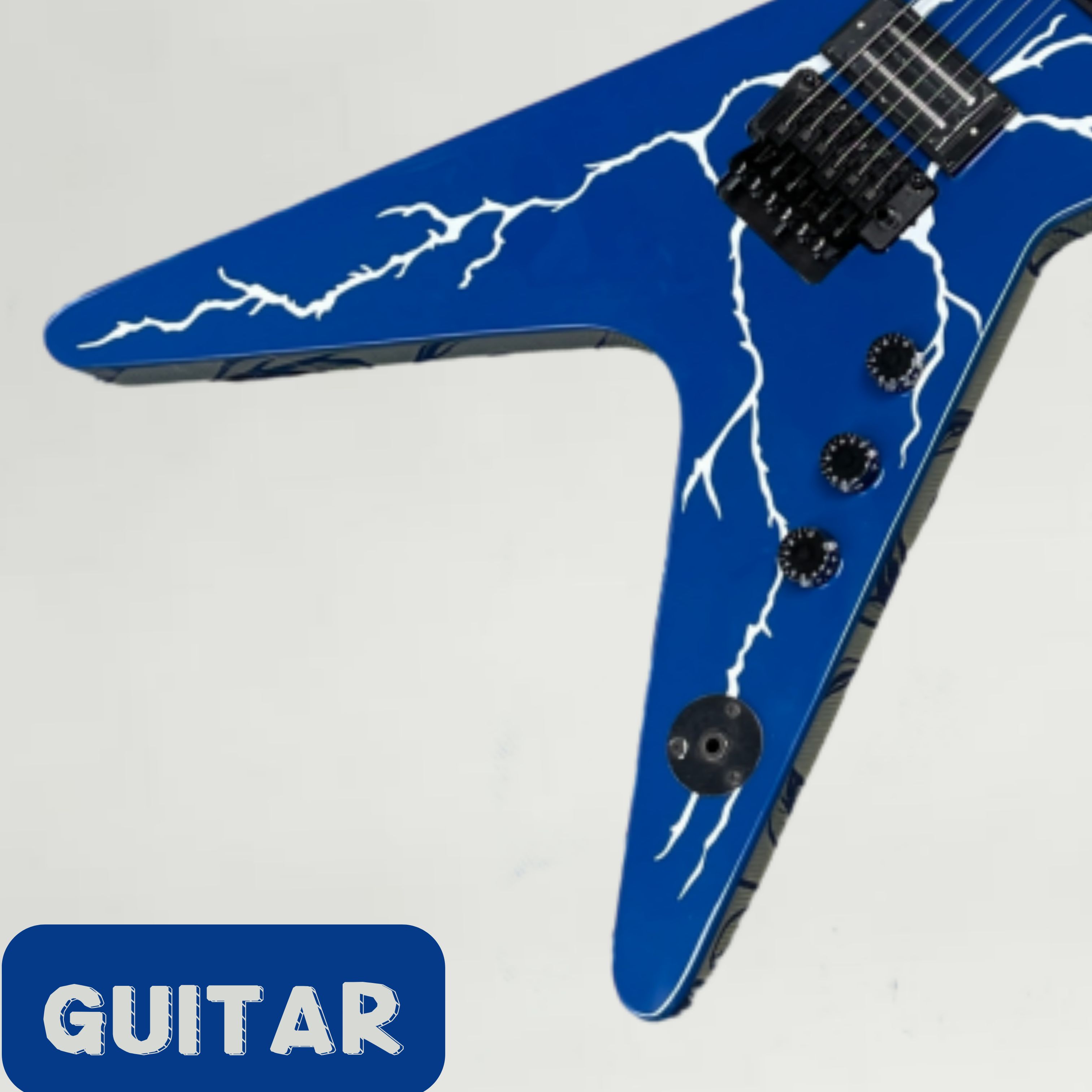 Electric Guitar Beginner - Guitare électrique Deep Blue à 6
