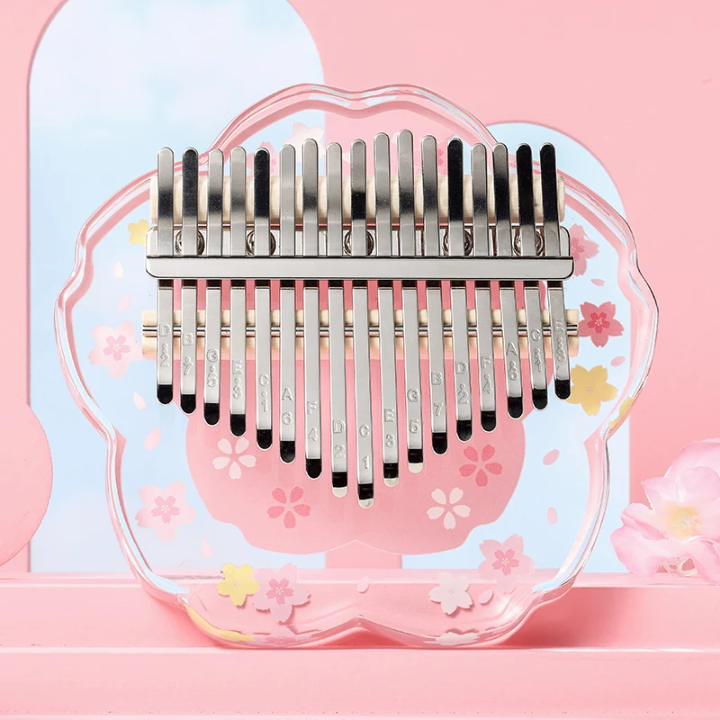 Musical Instrument African - Piano à pouce en cristal Kalimba