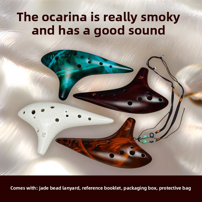Musical Instrument Zelda - 12 trous Ocarina Zelda Alto ToneC