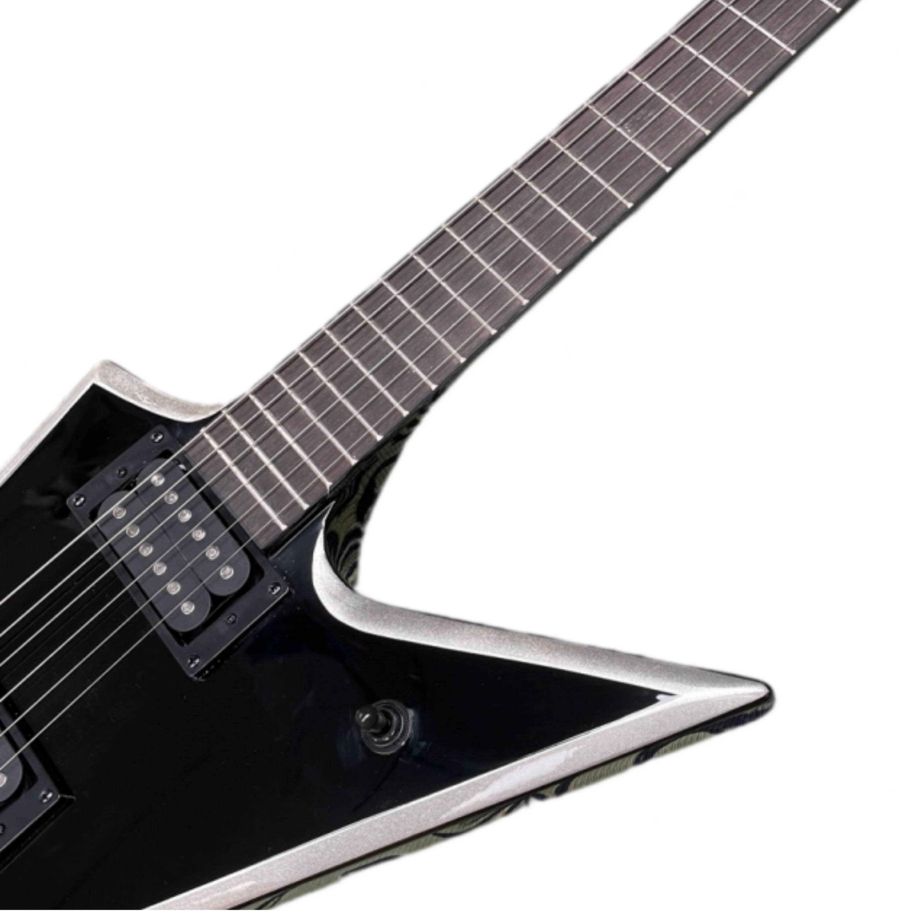 Electric Guitar Beginner - Guitare électrique noire minimaliste la plus