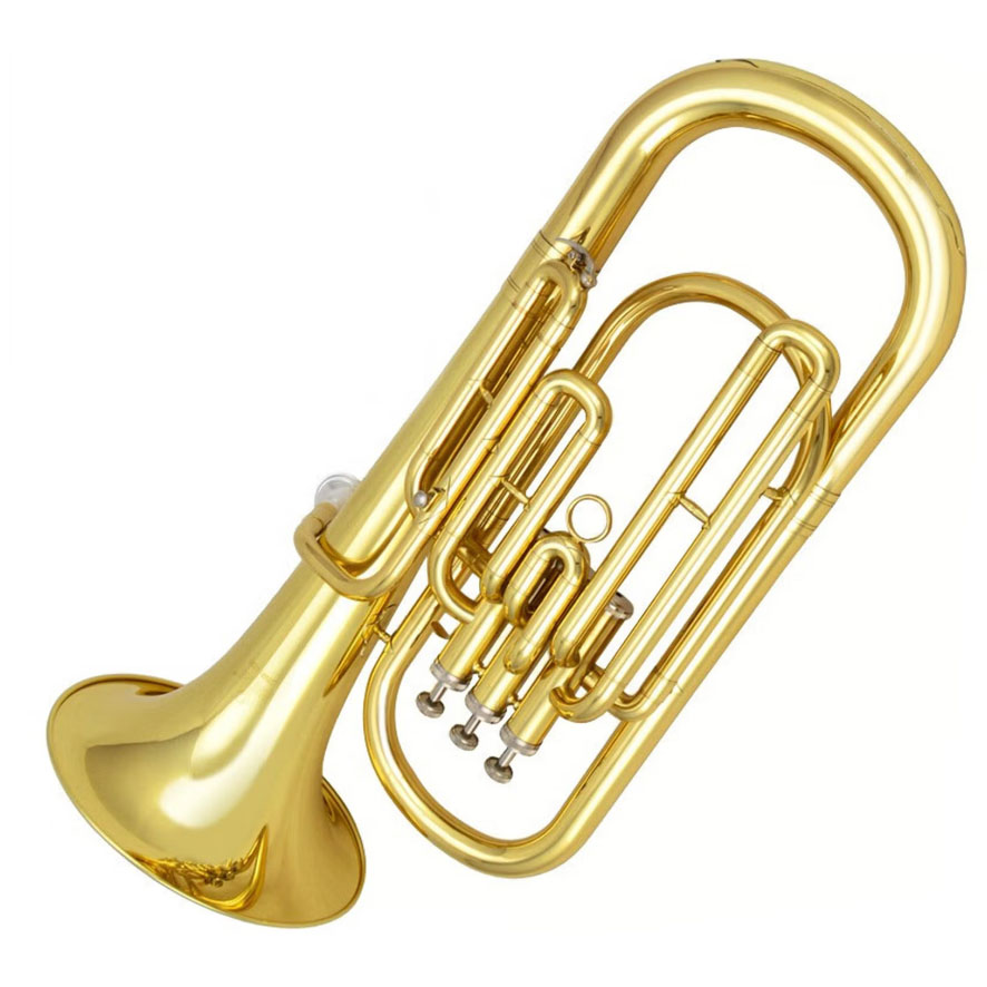 Euphonium en Sib laqué or, 3+1 - Musical Instrument Euphonium avis et prix