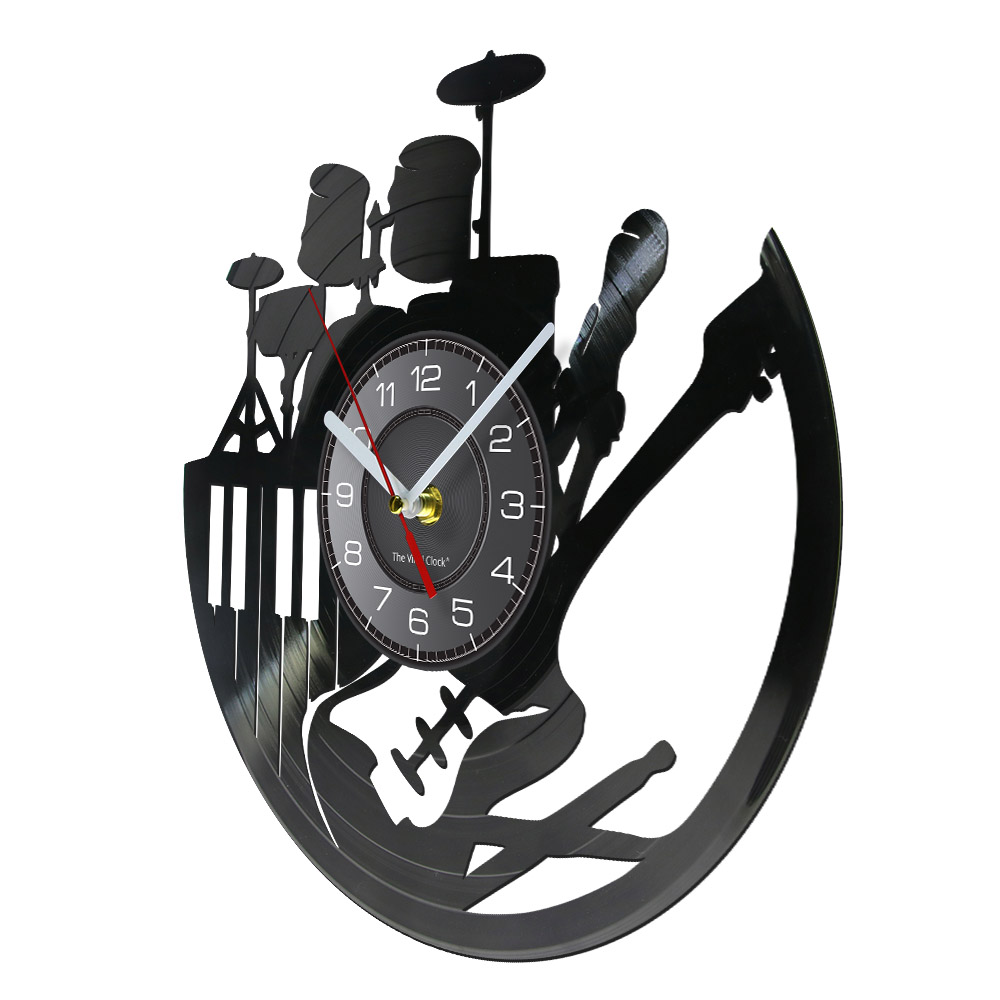 Horloge murale en vinyle avec  - Musical Instrument Groups avis et prix