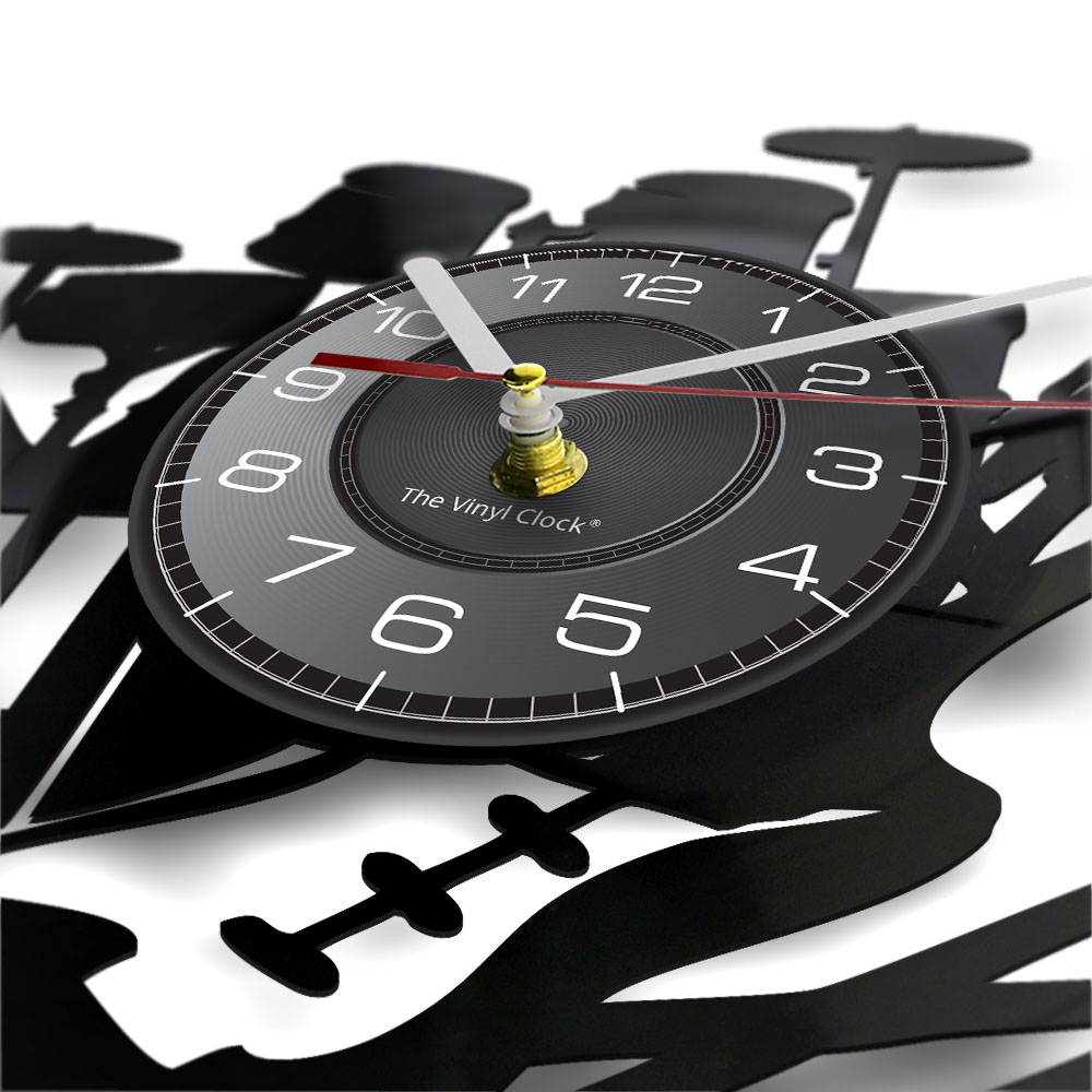 Horloge murale en vinyle avec  - Musical Instrument Groups avis et prix